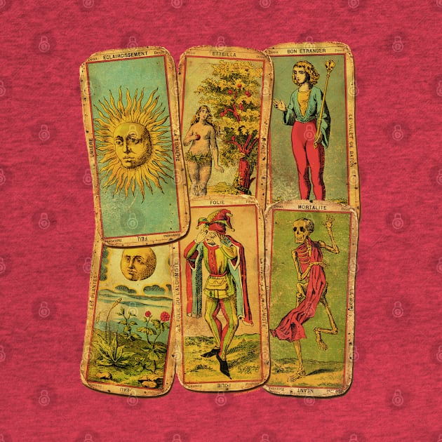 Antique Marseille Tarot by chilangopride